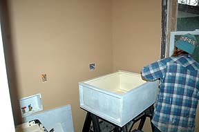 one coat down..
                one to go...