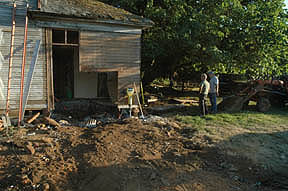 What happened to
                the wall?