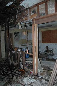 Living room-Kitchen wall