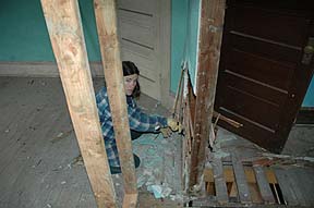 Out with the
                old...