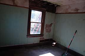 I'm fixing a hole...