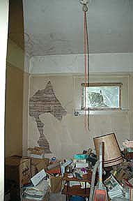 Den South
                wall