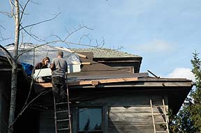 The first row
                of tin goes on!